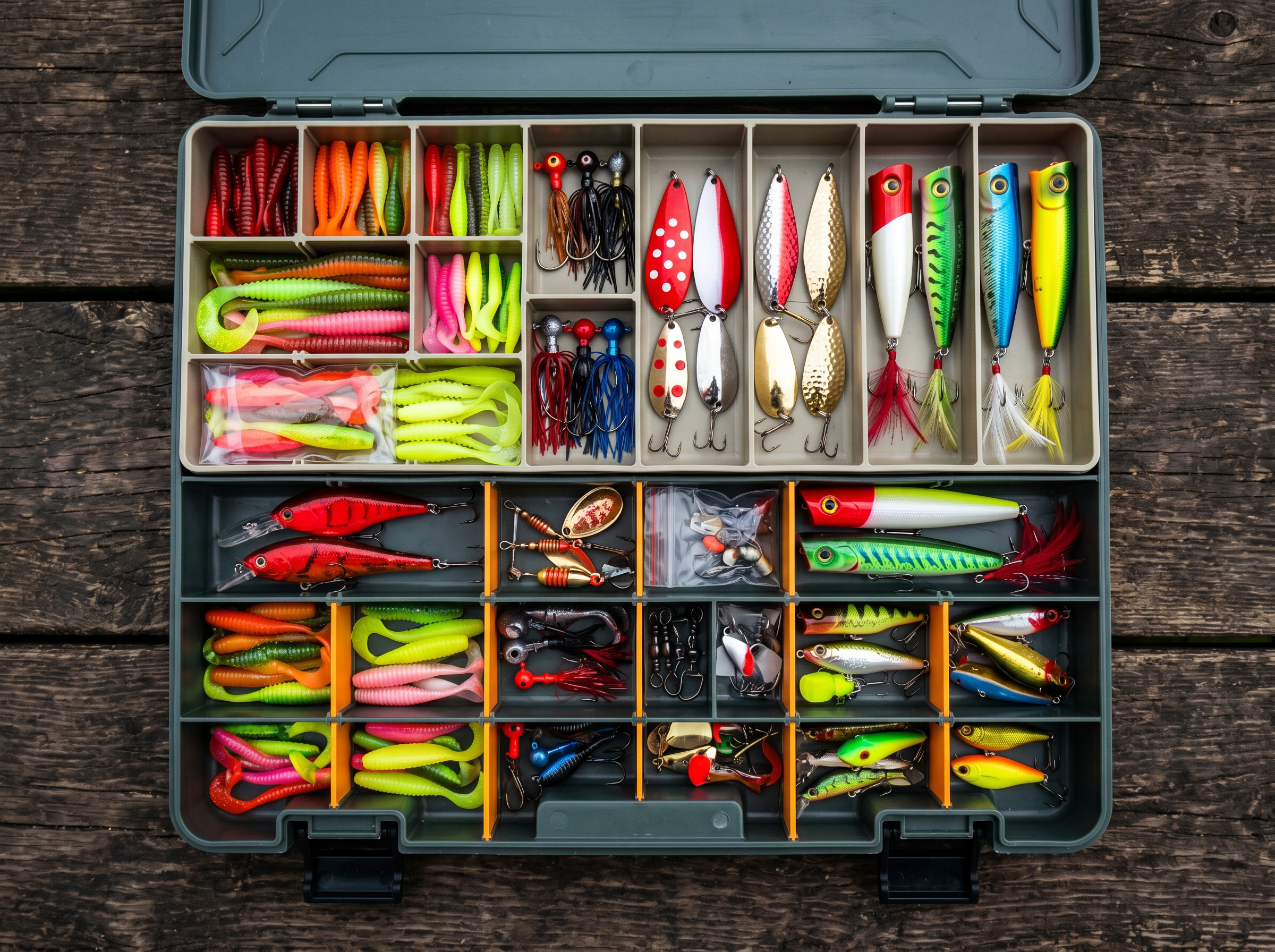 Set de señuelos ecológicos variados